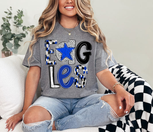 EAG LES painted stars stacked design