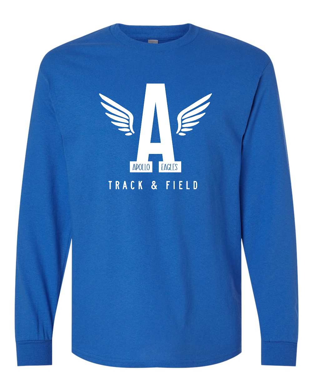 APOLLO TRACK & FIELD A WITH WINGS LONG SLEEVE TEE