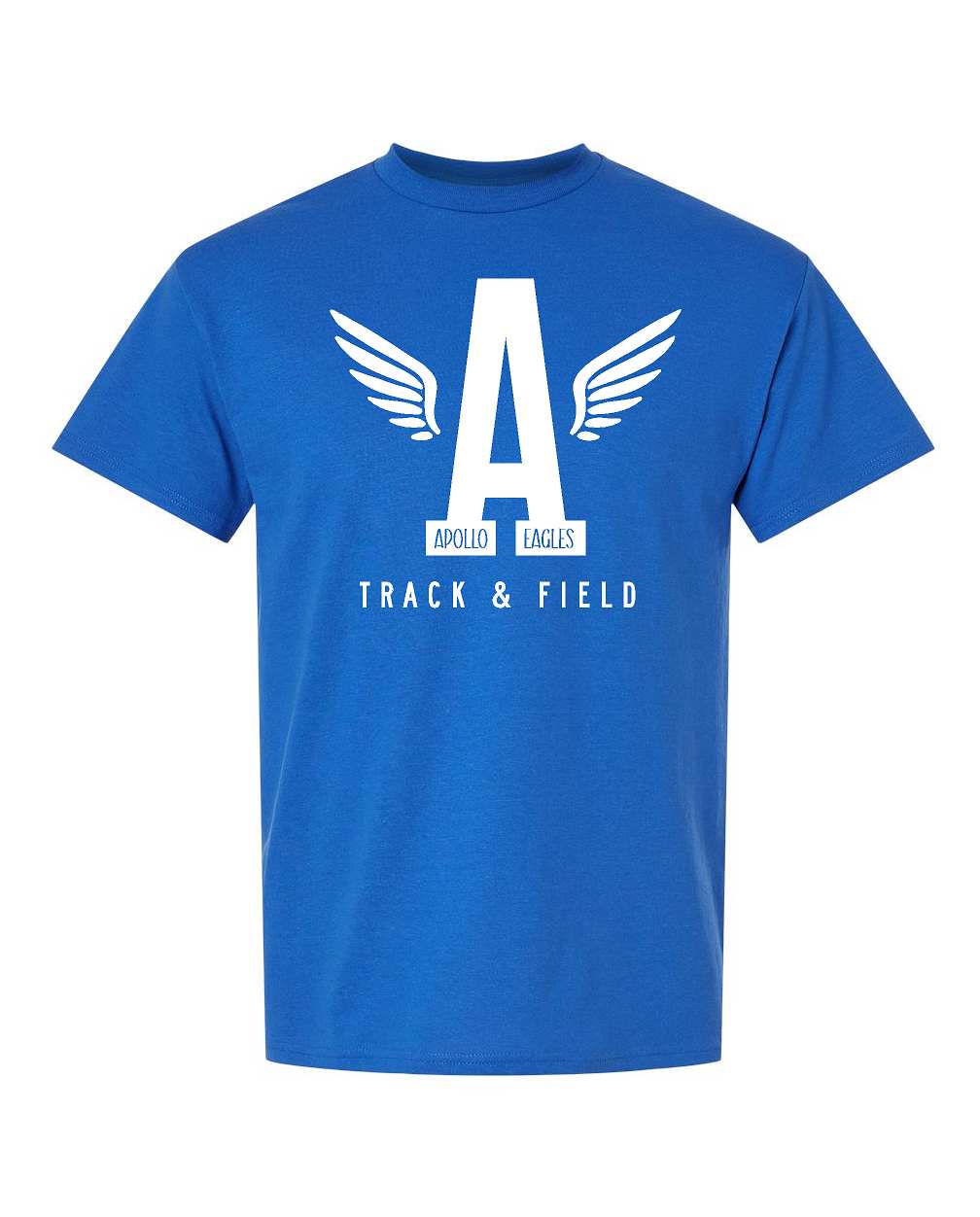 APOLLO TRACK & FIELD A WITH WINGS TEE