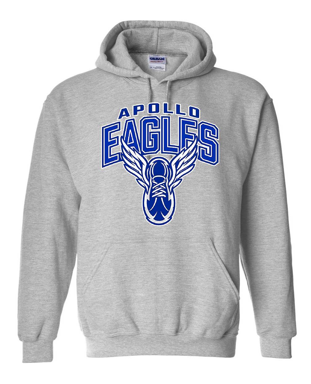APOLLO TRACK & FIELD SHOE WITH WINGS HOODED SWEATSHIRT