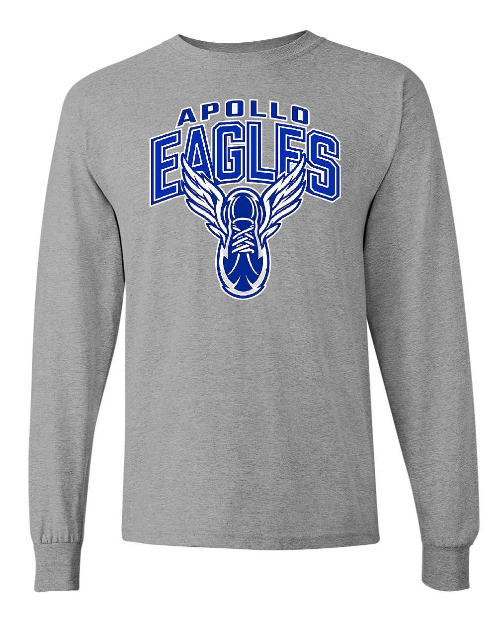 APOLLO TRACK & FIELD SHOE WITH WINGS LONG SLEEVE TEE