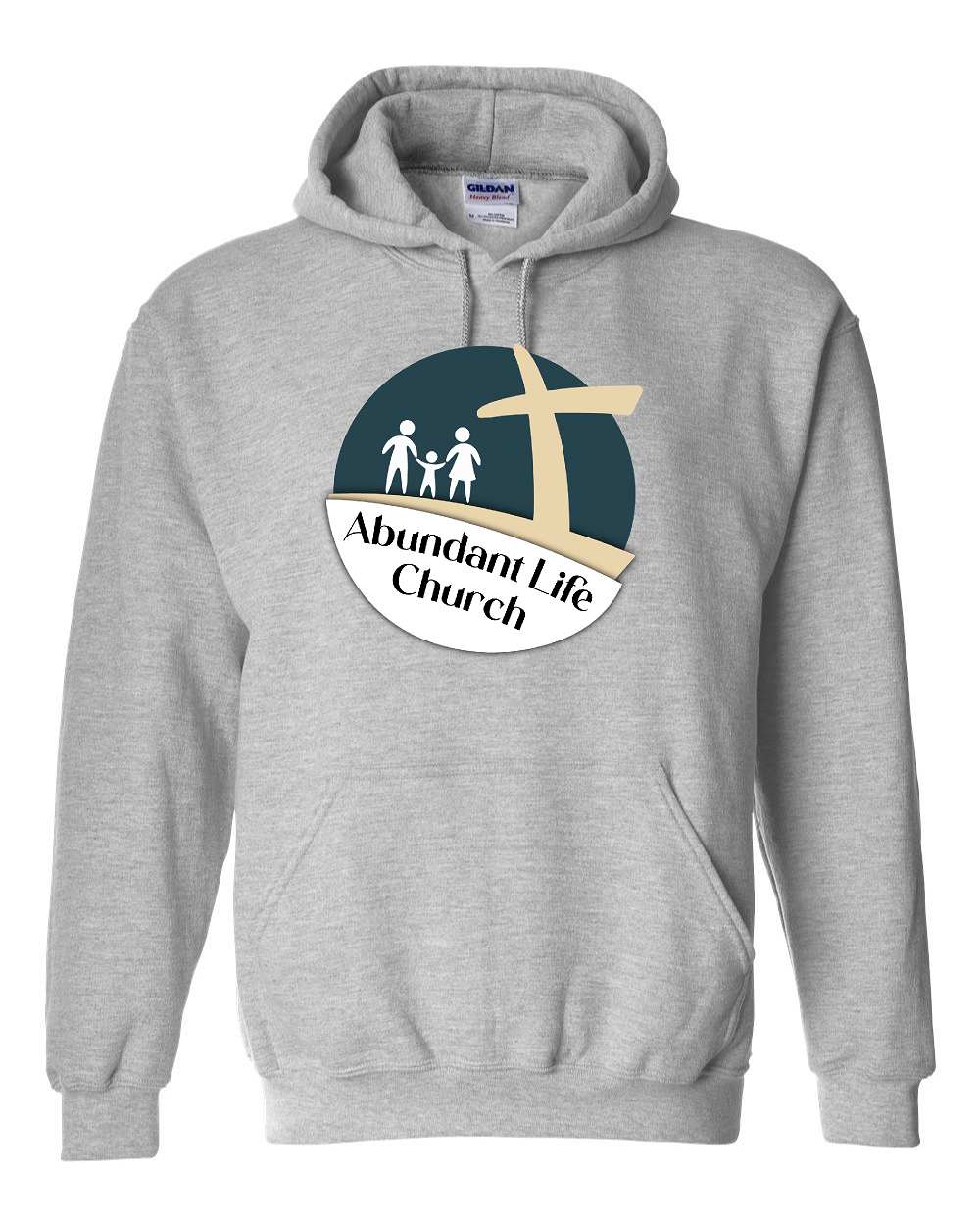 ABUNDANT LIFE LOGO HOODED SWEATSHIRT