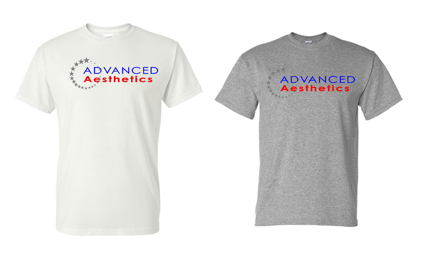 Advanced Aesthetics T-shirt (stars are glitter)