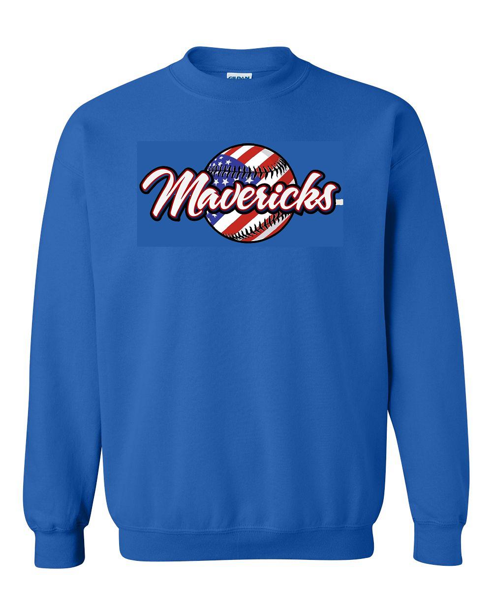 MAVERICKS GILDAN CREW SWEATSHIRT