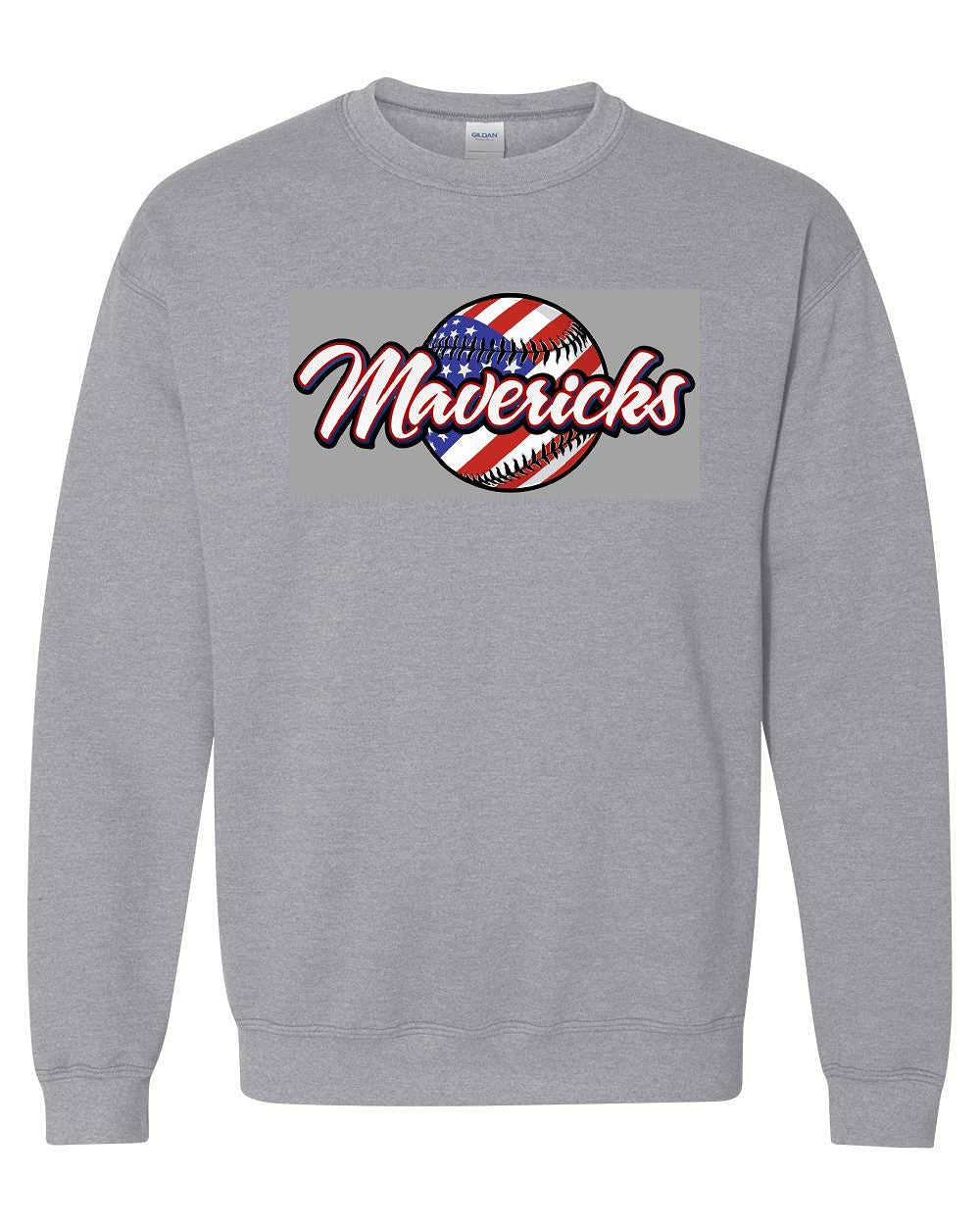 MAVERICKS GILDAN CREW SWEATSHIRT