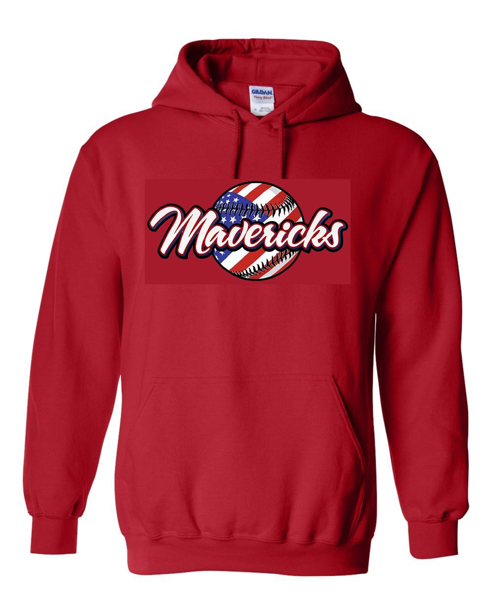 MAVERICKS GILDAN HOODED SWEATSHIRT