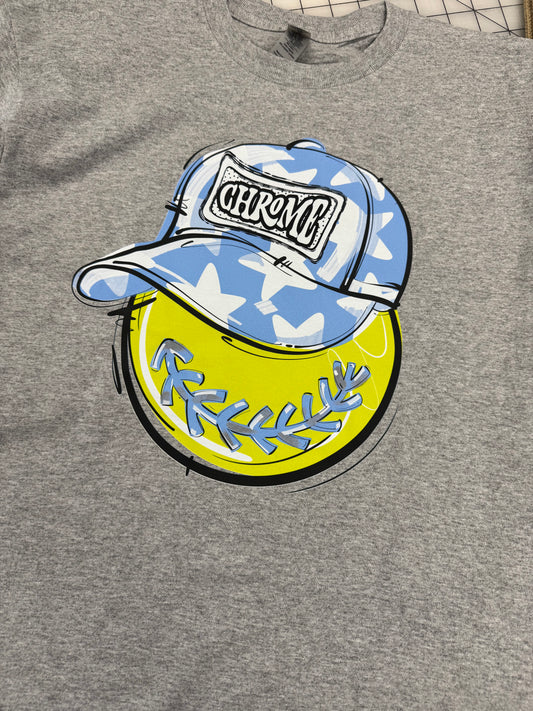 CHROME SOFTBALL SPECIAL SHIRT 2025 (Ball Design)
