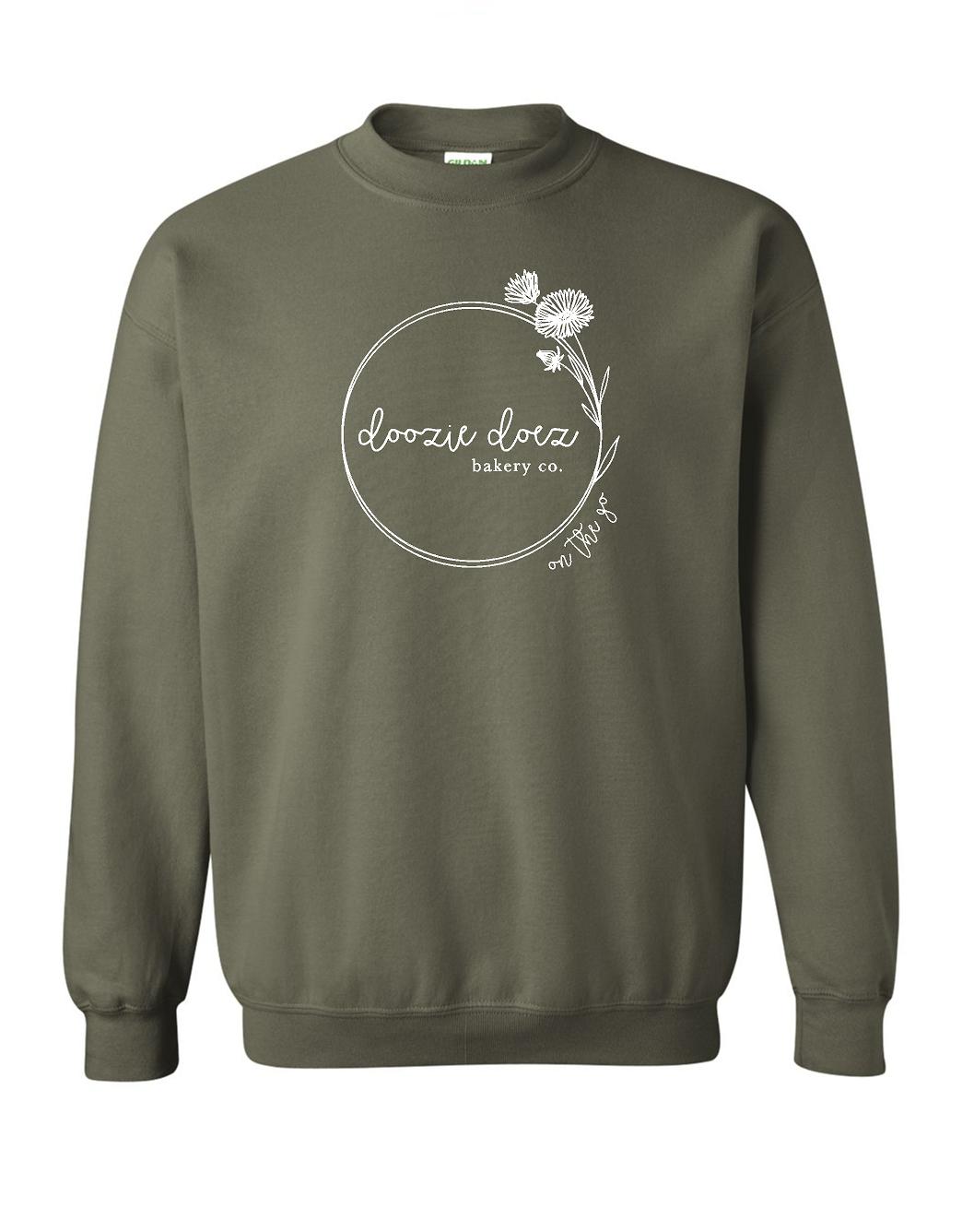 DOOZIE DOEZ FLOWER DESIGN 4 CREW SWEATSHIRT