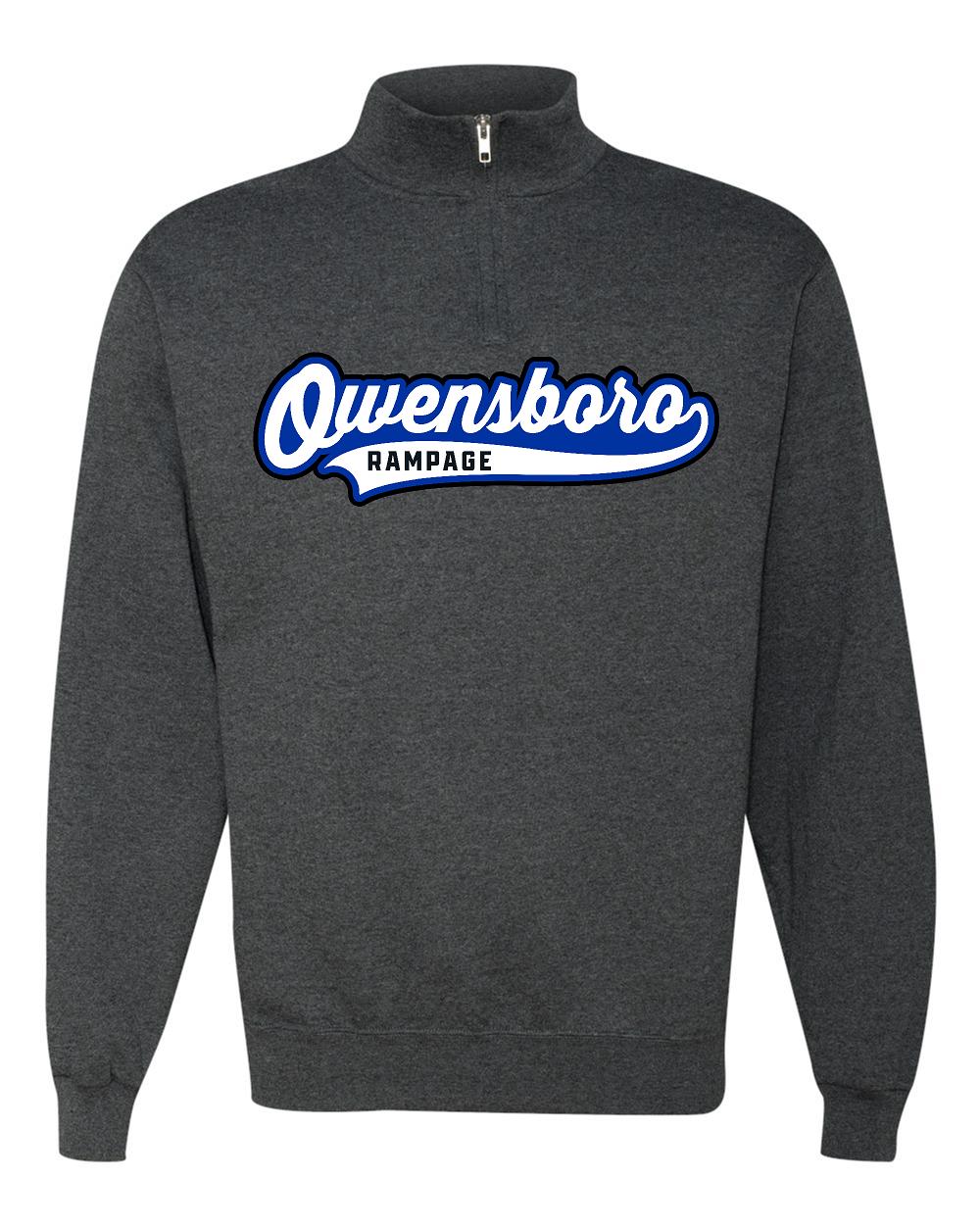 OWENSBORO RAMPAGE 1/4 ZIP PULLOVER