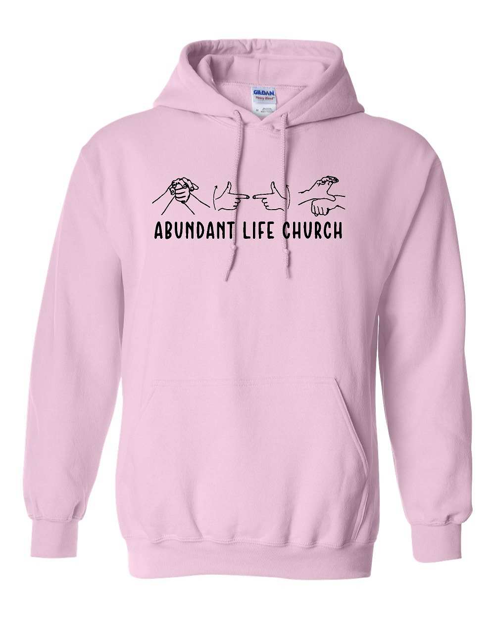 ABUNDANT LIFE SIGN LANGUAGE HOODED SWEATSHIRT
