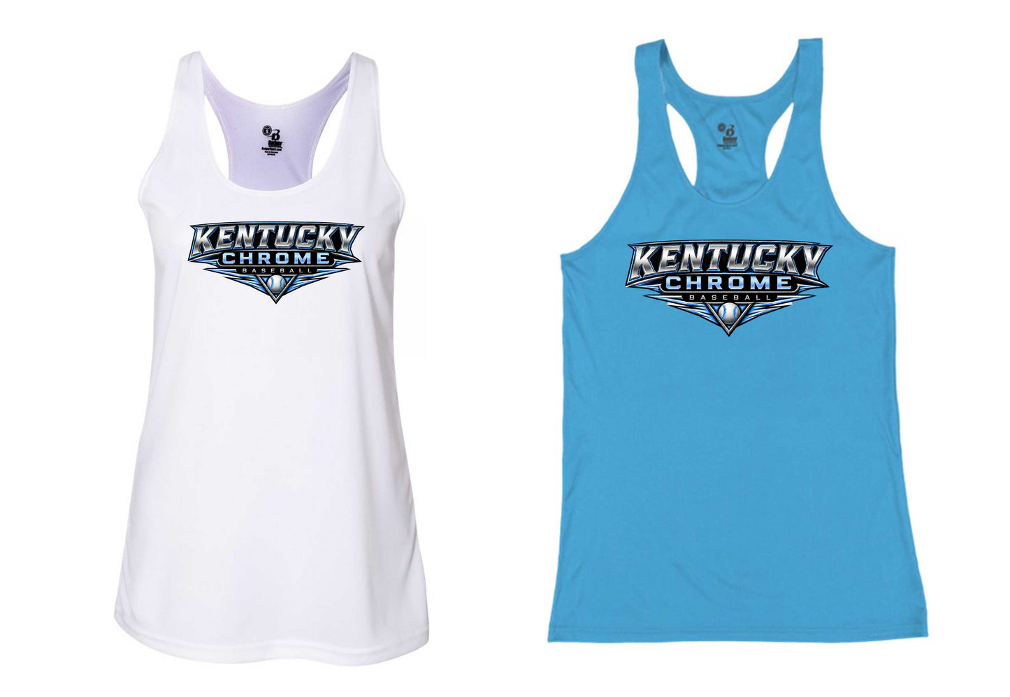KENTUCKY CHROME BASEBALL DRY FIT TANK Ladies Fit