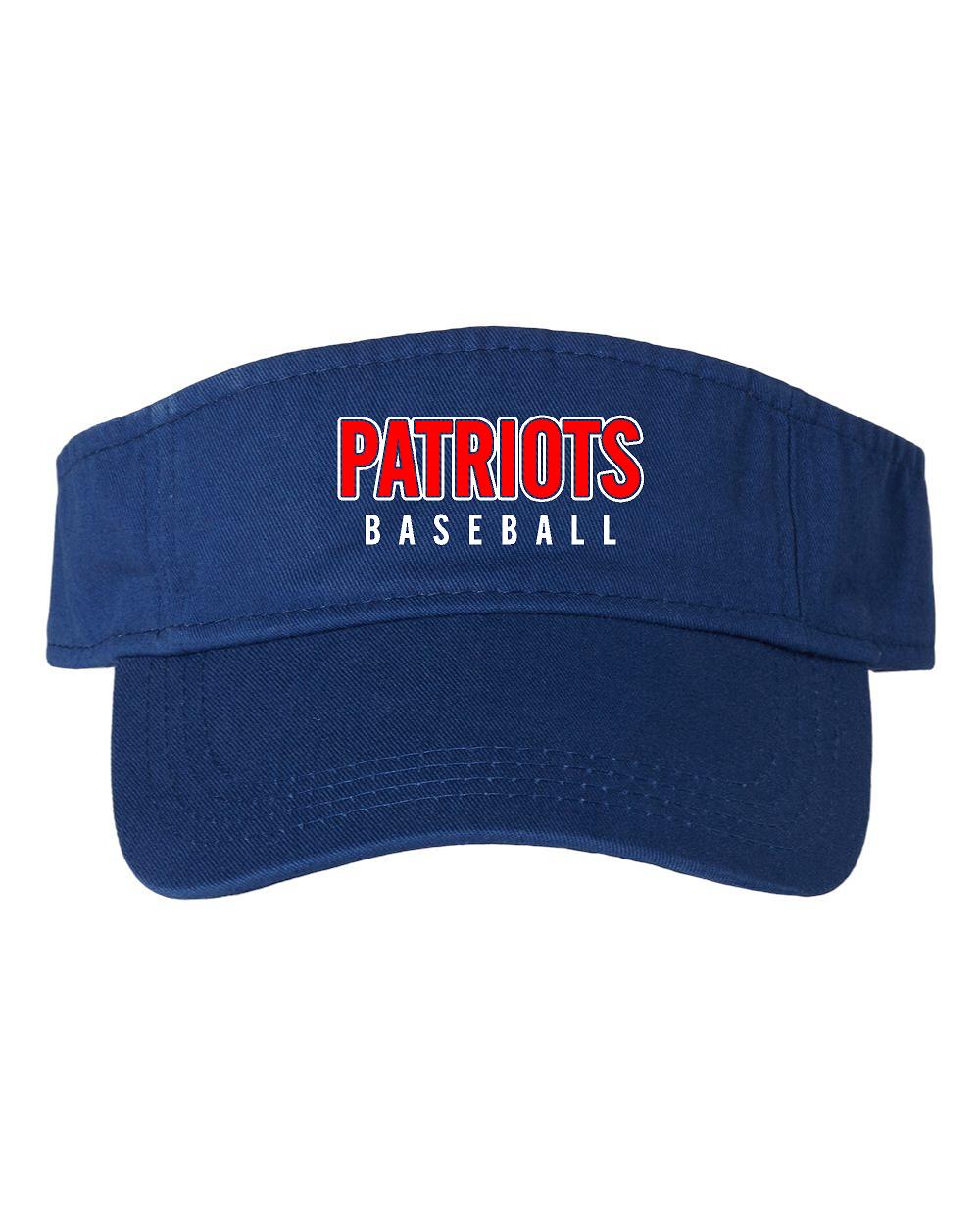PATRIOTS VISOR (EMBROIDERED)