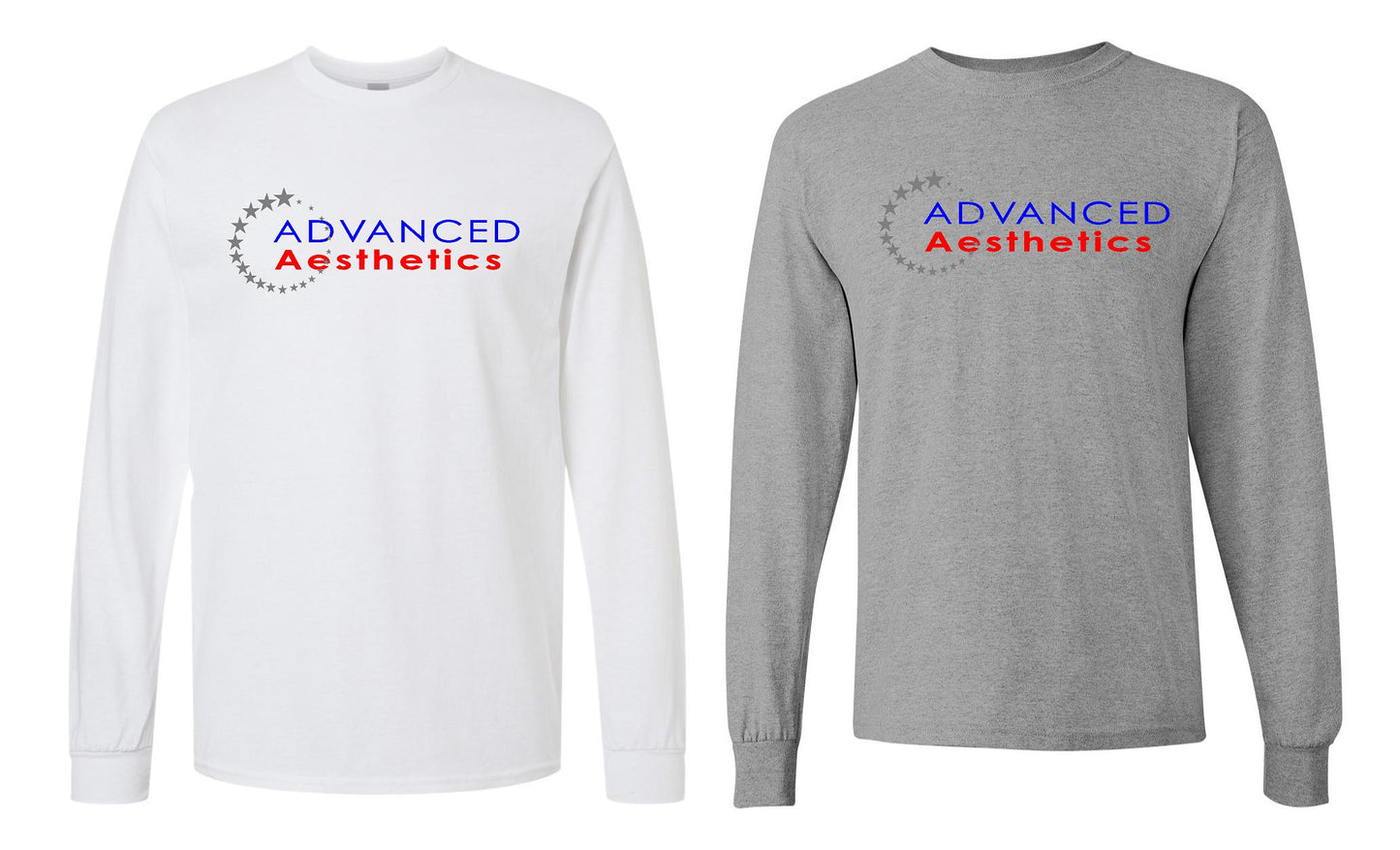 Advanced Aesthetics Long Sleeve T-shirt (stars are glitter)