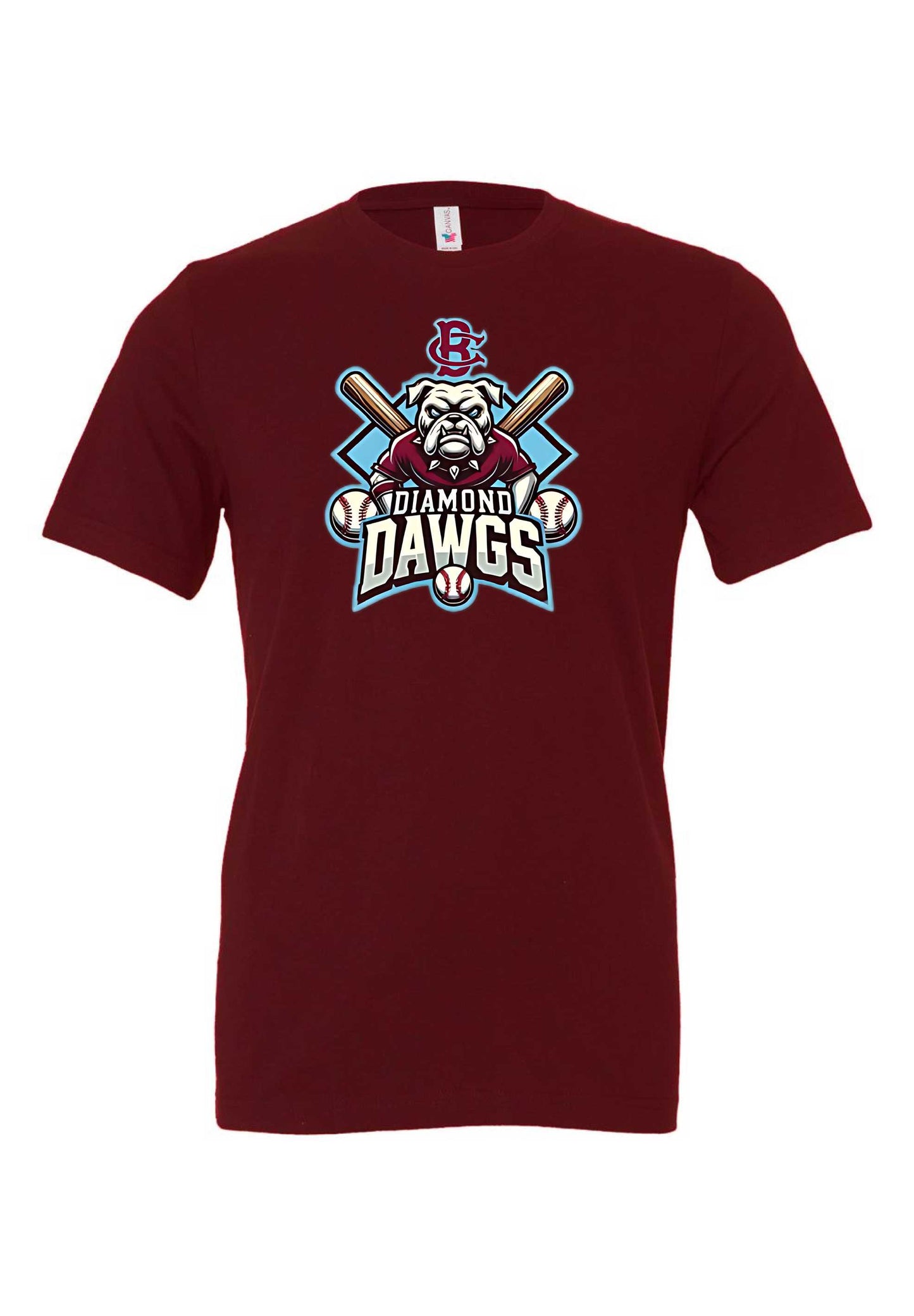 Diamond Dawgs Logo Maroon Apparel