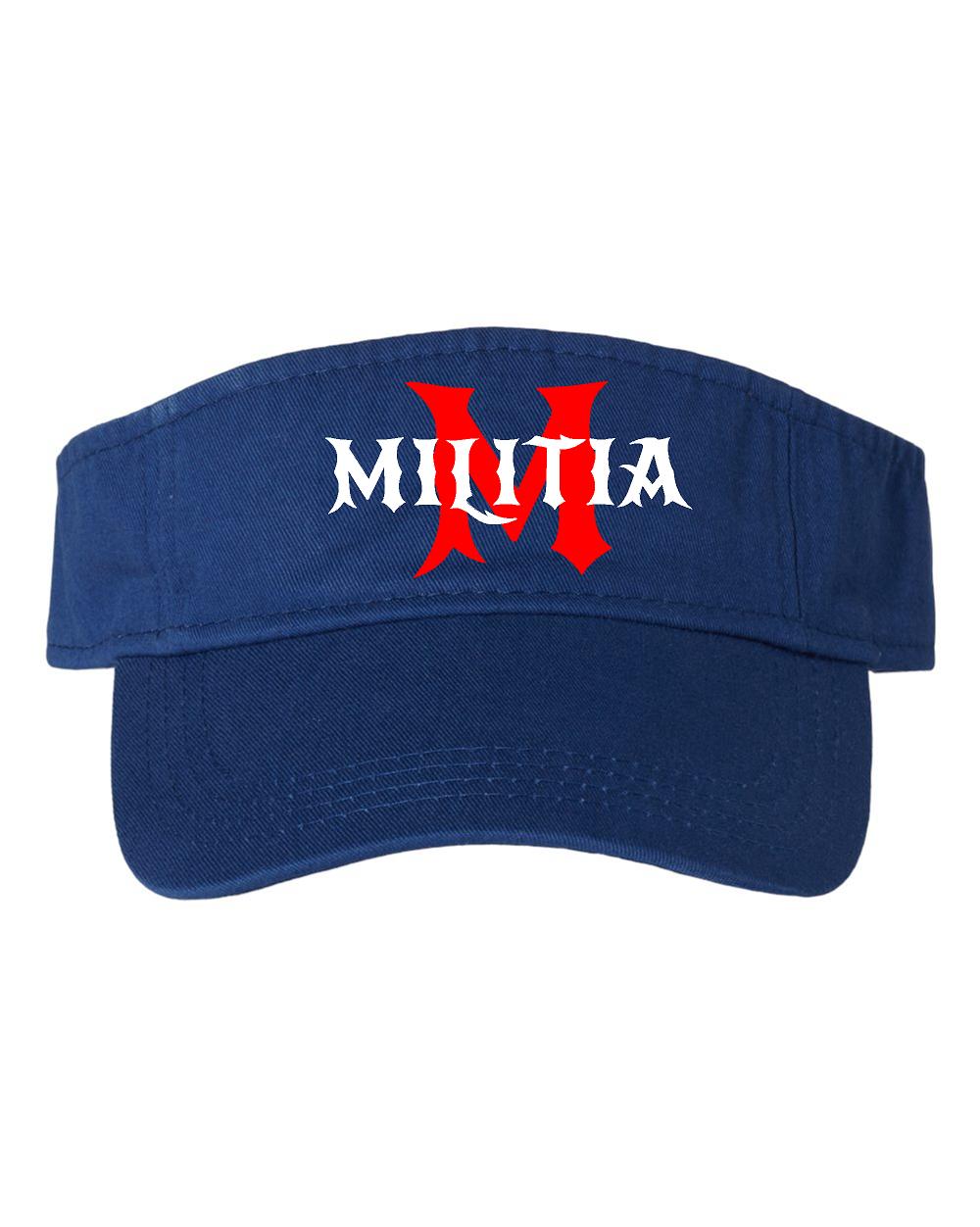 MILITIA VISOR (EMBROIDERED)