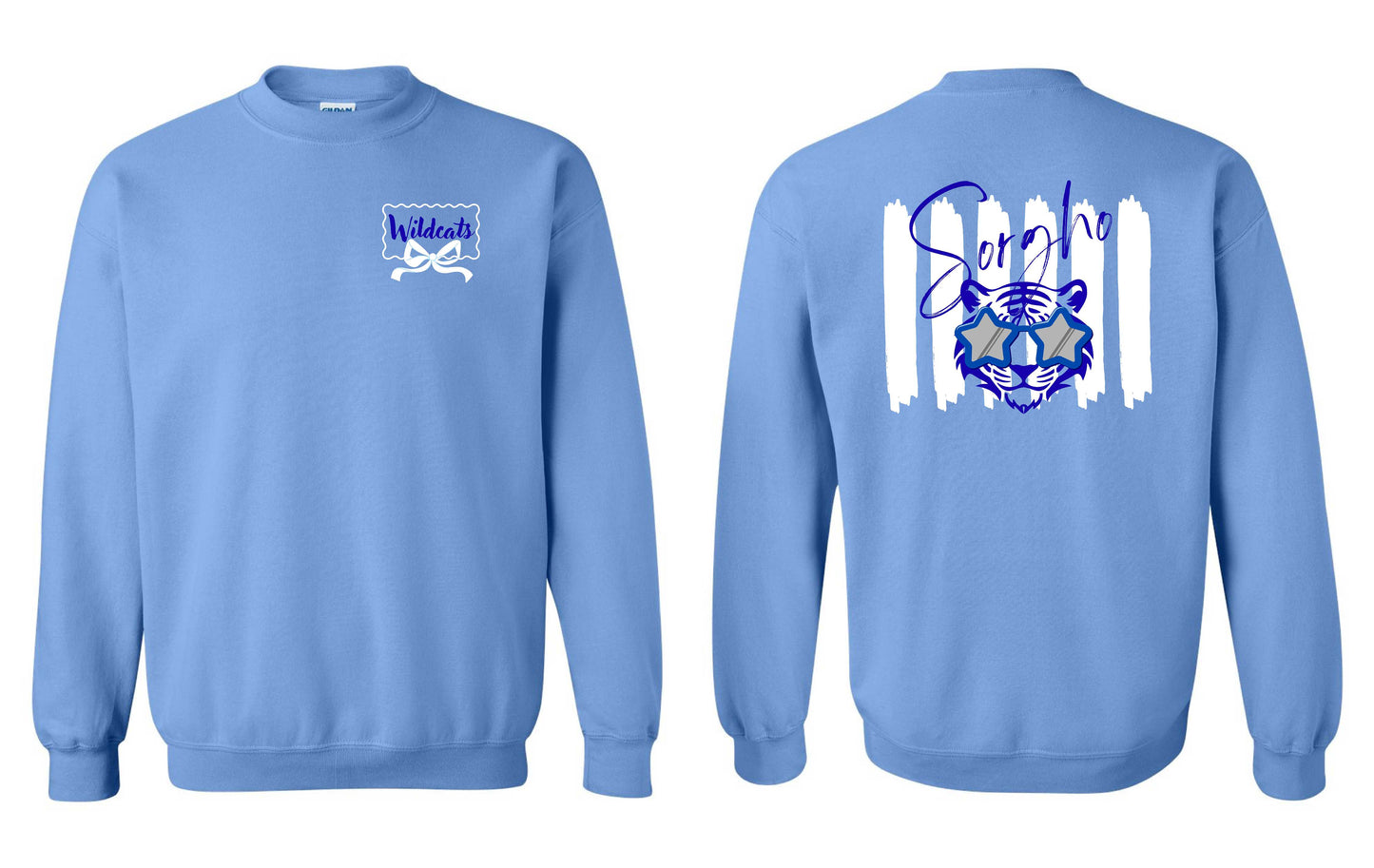 Sorgho Elementary Wildcats with Bow Crew Sweatshirt