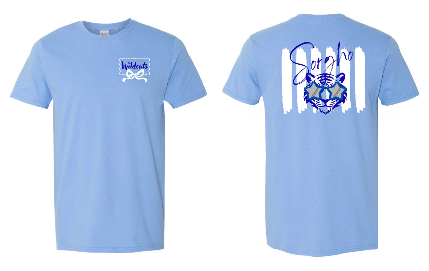 Sorgho Elementary Wildcats with Bow Regular T-Shirt