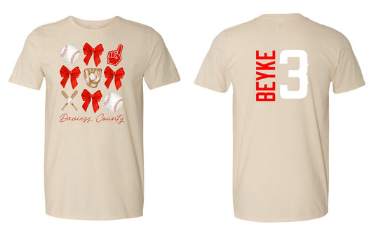 DC All Stars Bows & Balls Gildan Soft tee (PUT NAME & NUMBER IN NOTES)
