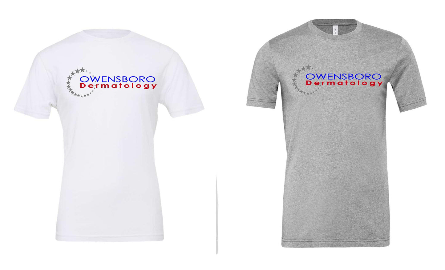 Owensboro Dermatology Soft T-shirt (stars are glitter)