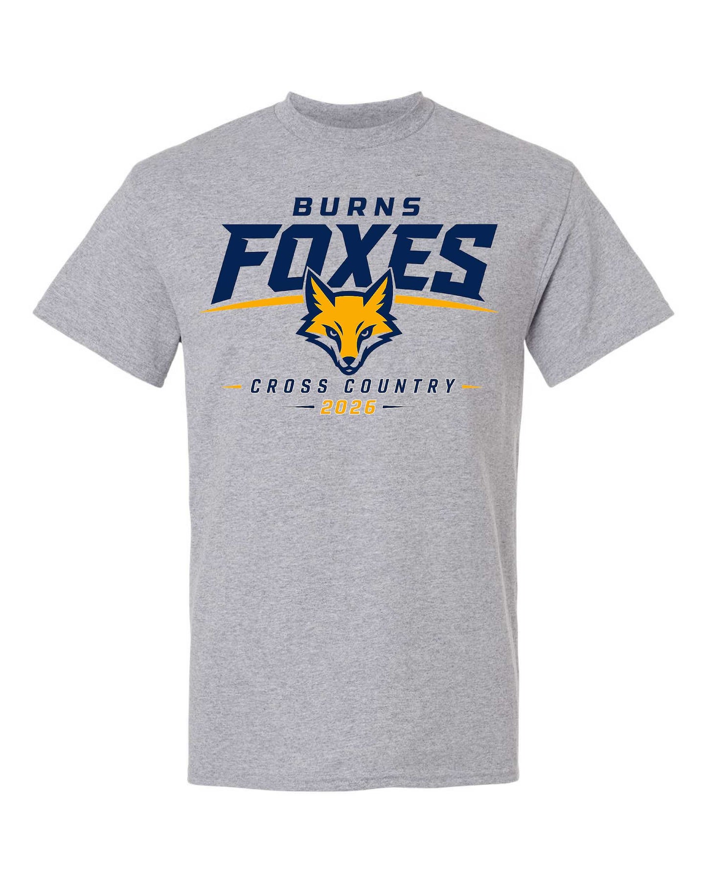 BURNS FOXES CROSS COUNTRY GRAY APPAREL