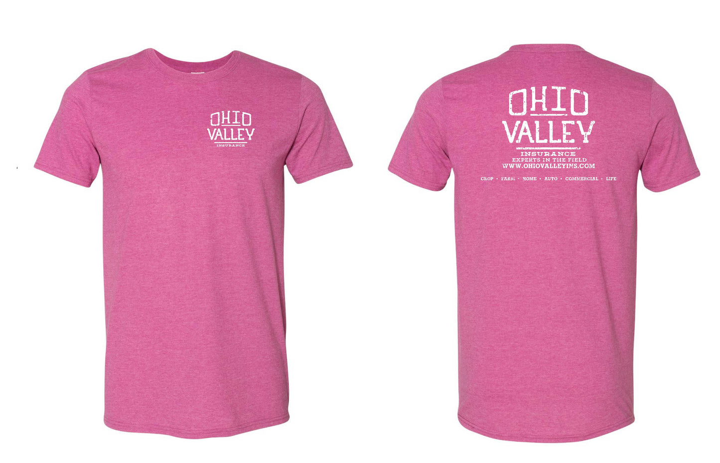 Ohio Valley Gildan Softstyle with White Ink
