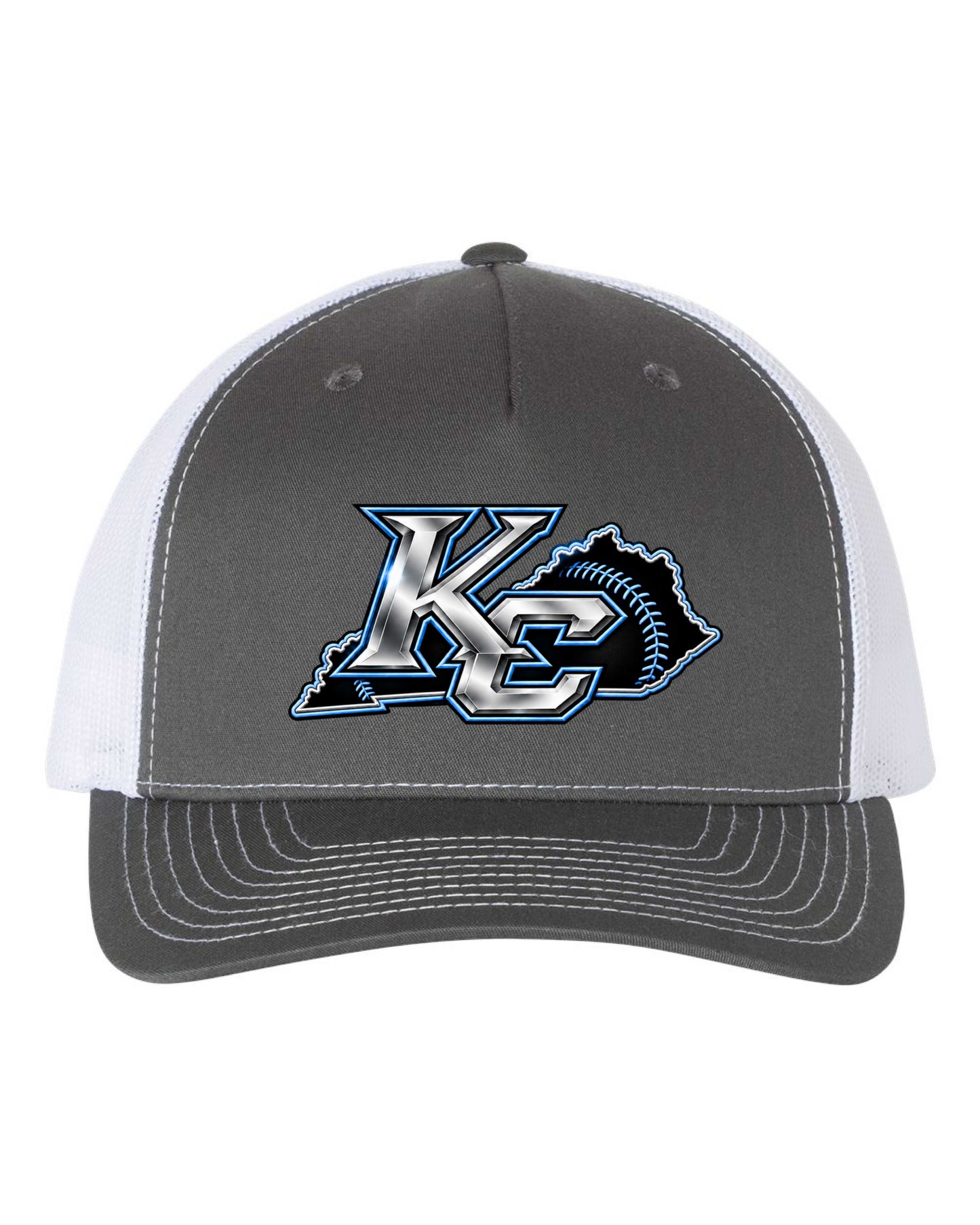 KENTUCKY CHROME BASEBALL TRUCKER HAT EMBROIDERED