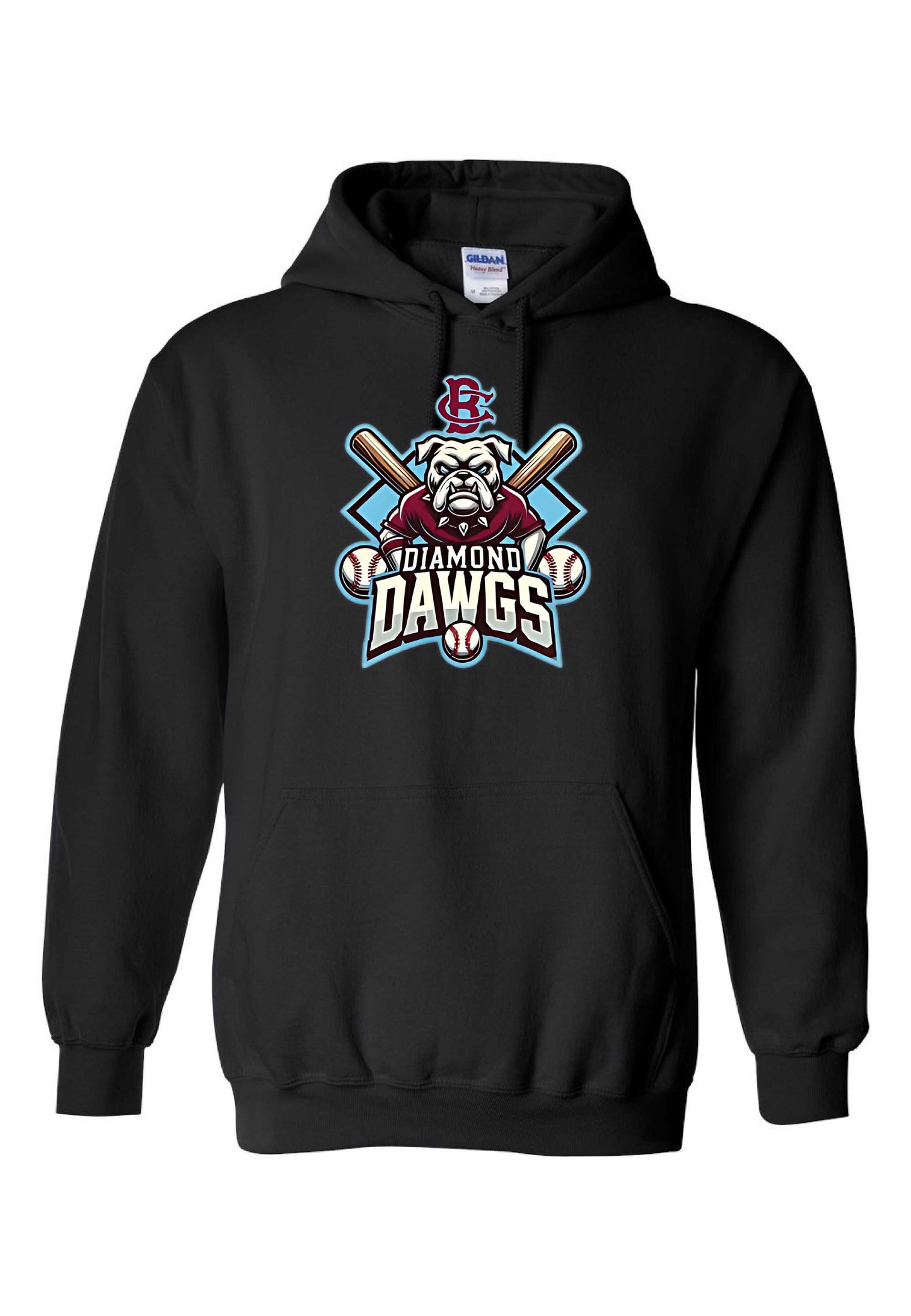 Diamond Dawgs Logo Black Apparel
