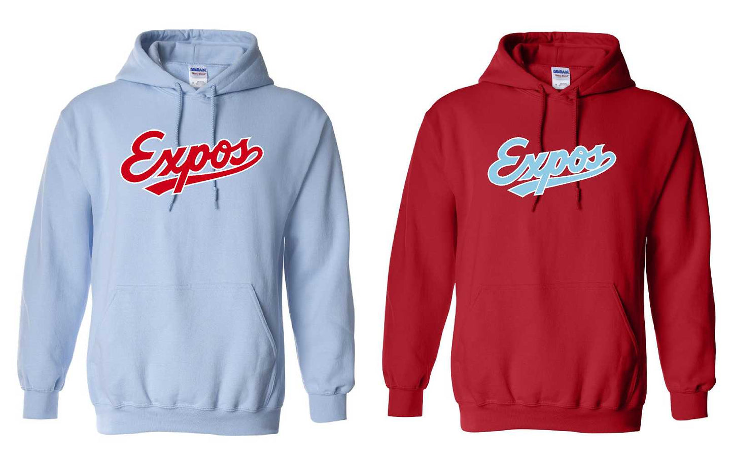 Expos Gildan Crew Hooded Sweatshirt