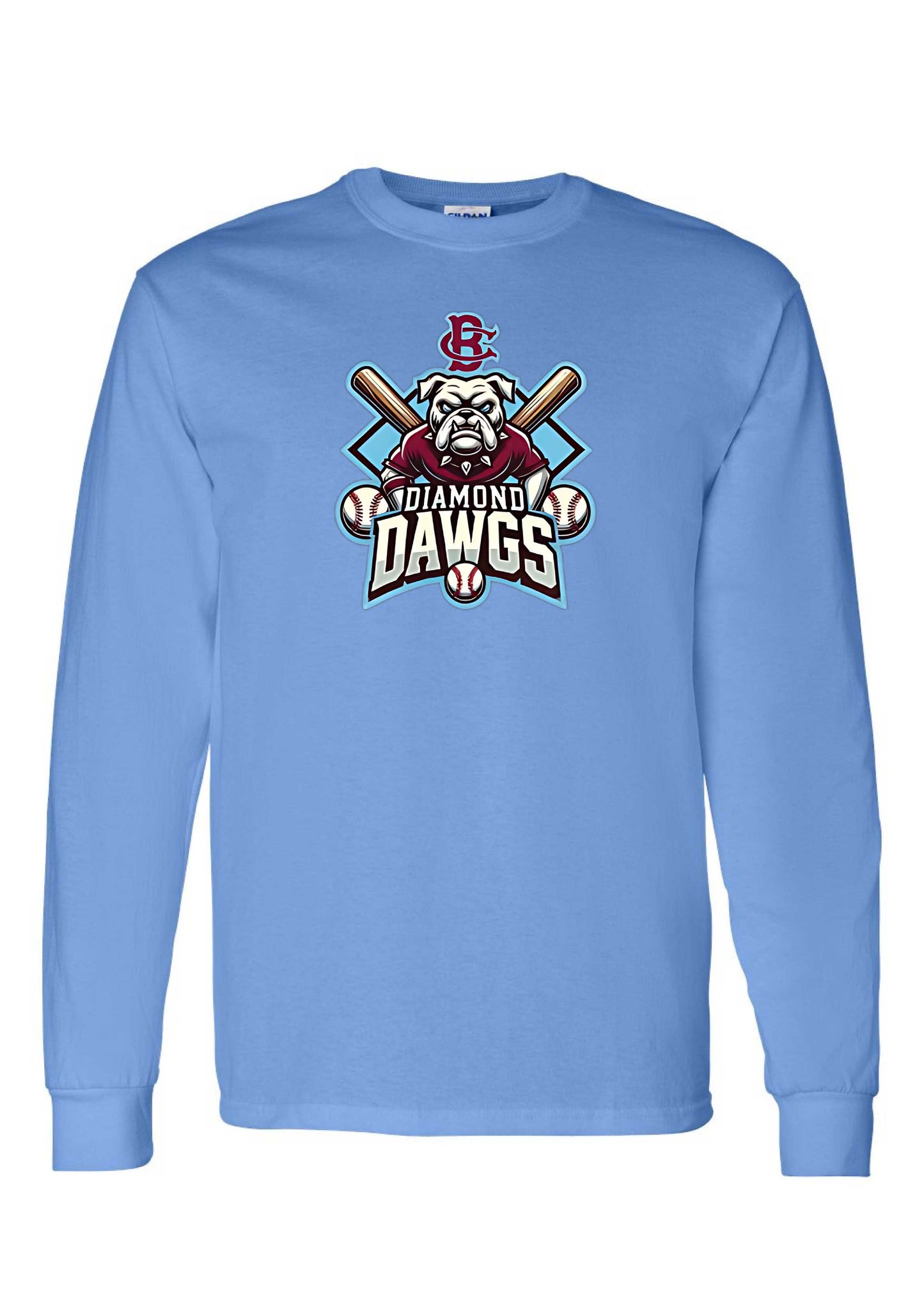 Diamond Dawgs Logo Blue Apparel