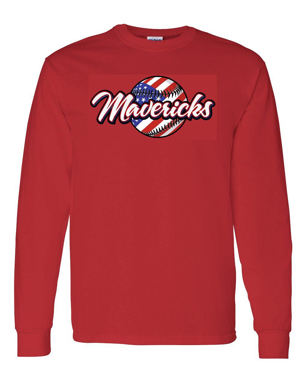 MAVERICKS GILDAN LONG SLEEVE TEE