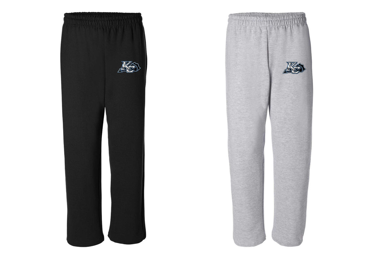 Chrome Baseball Gildan Open Bottom Joggers