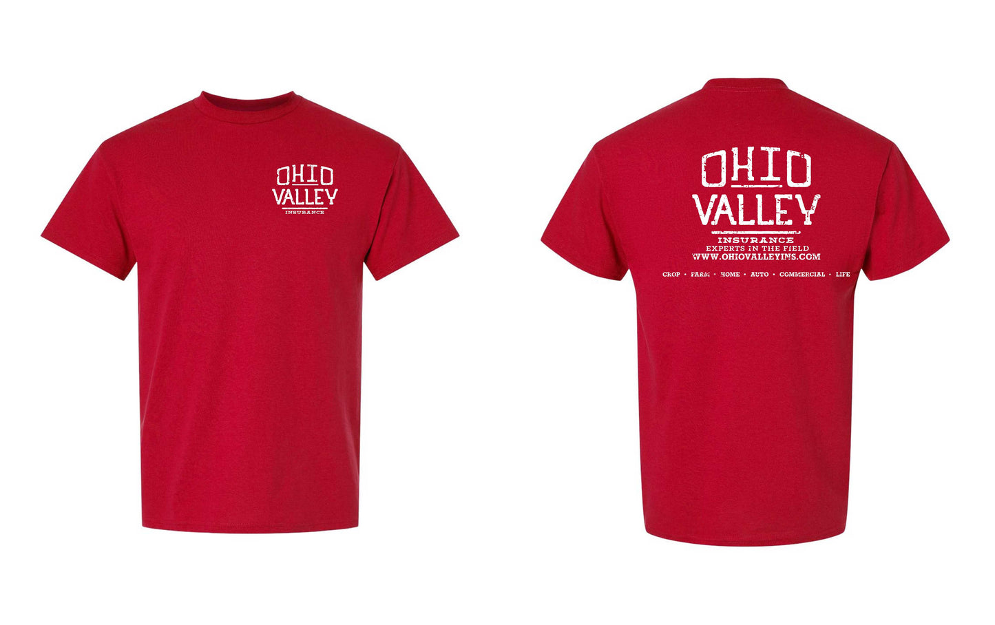 Ohio Valley Gildan Dryblend Tee with White Ink