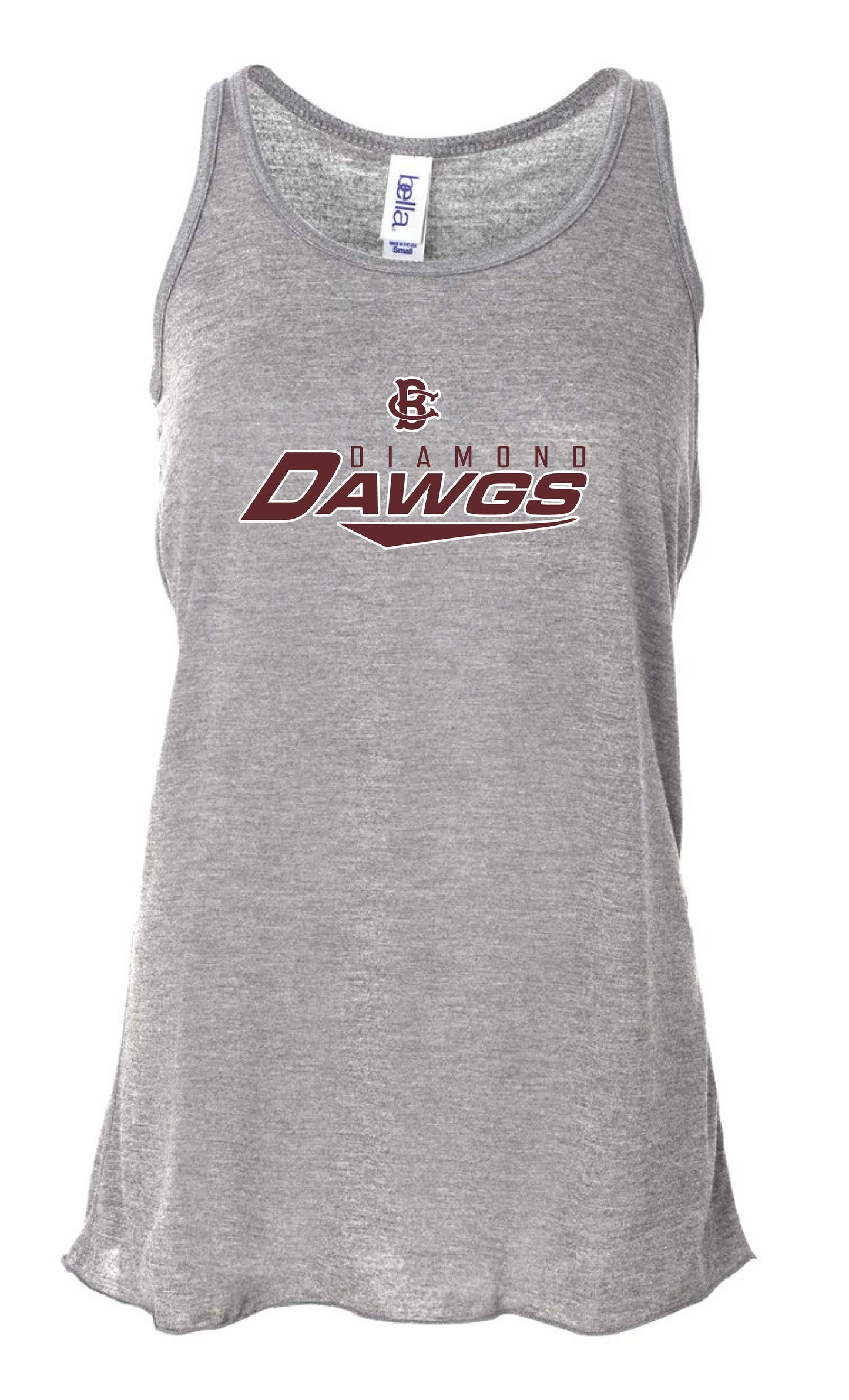 DIAMOND DAWG SWOOSH LOGO BELLA TANK TOP