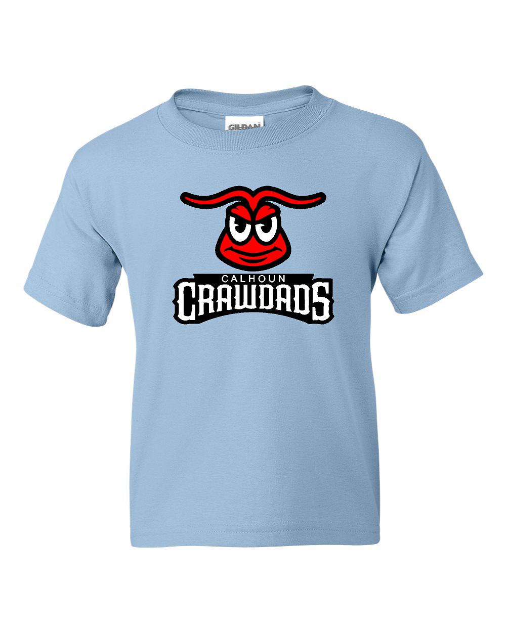 Crawdads Tee  WITH NAME/NUMBER ON BACK (put name/number in notes!)