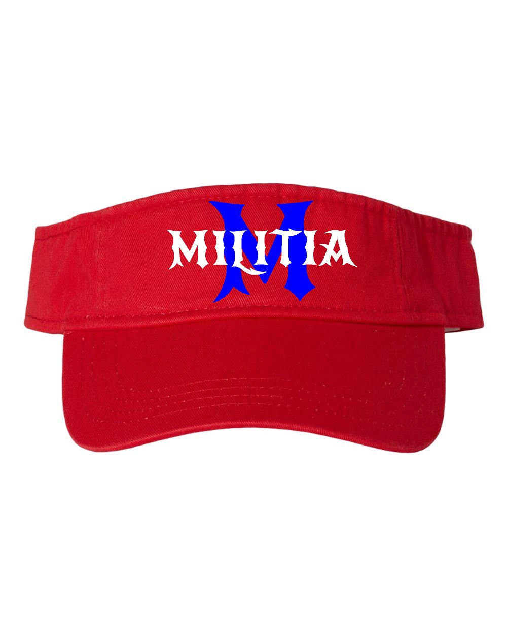 MILITIA VISOR (EMBROIDERED)