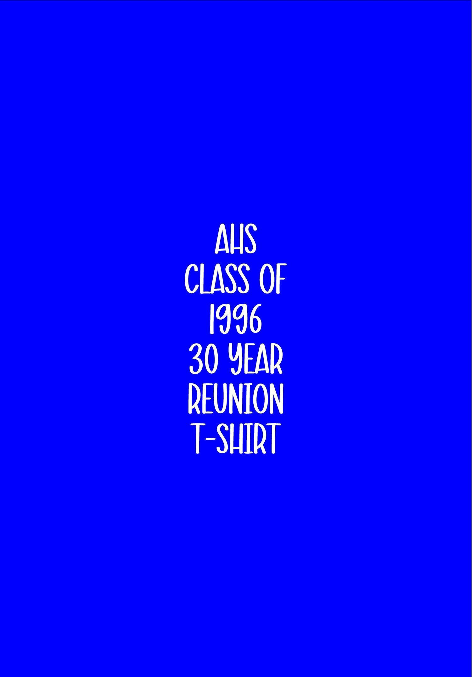 APOLLO HIGH SCHOOL CLASS OF 1996 REUNION SHIRT