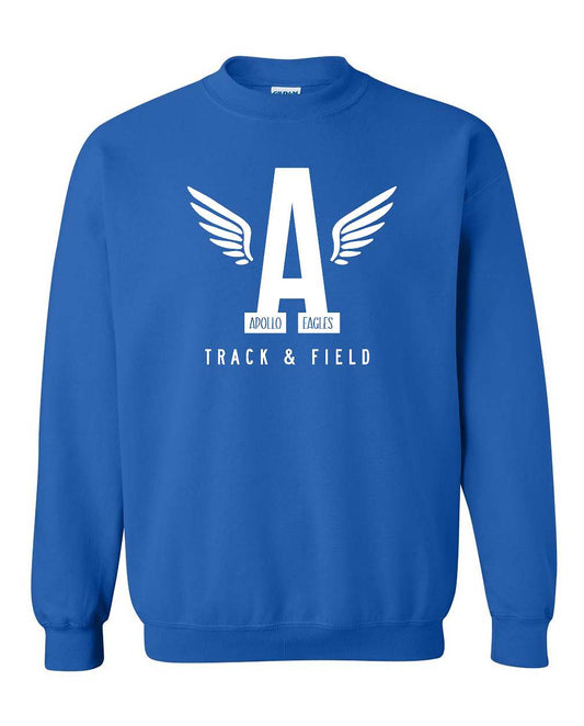 APOLLO TRACK & FIELD A WITH WINGS CREW SWEATSHIRT