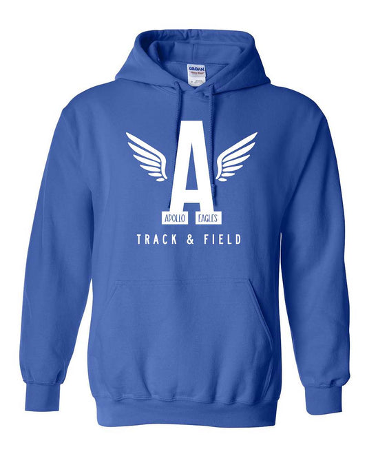 APOLLO TRACK & FIELD A WITH WINGS HOODED SWEATSHIRT