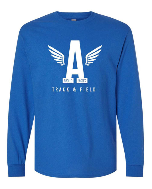 APOLLO TRACK & FIELD A WITH WINGS LONG SLEEVE TEE