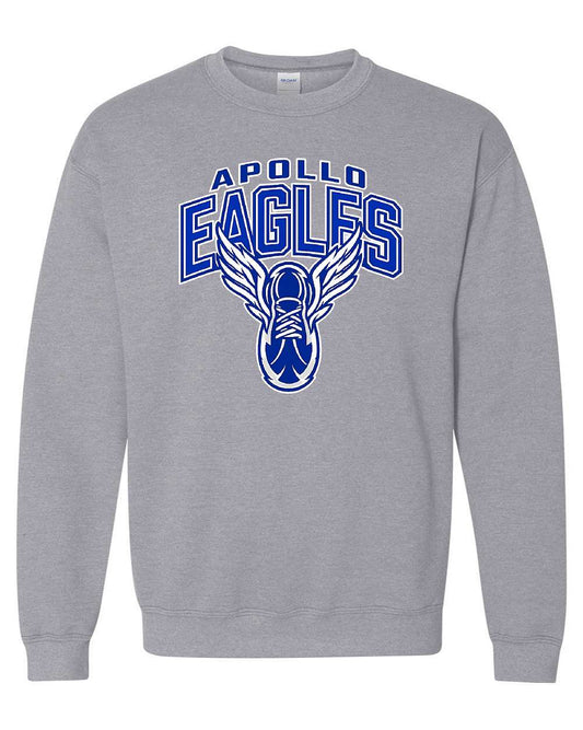 APOLLO TRACK & FIELD SHOE WITH WINGS CREW SWEATSHIRT