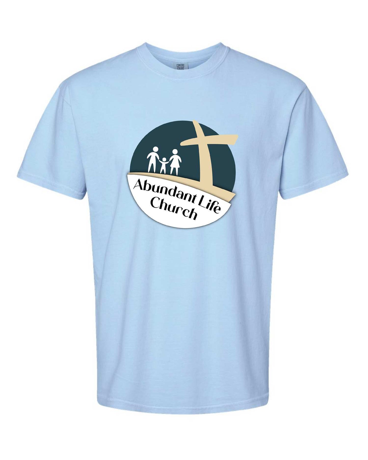 ABUNDANT LIFE LOGO COMFORT COLORS TEE