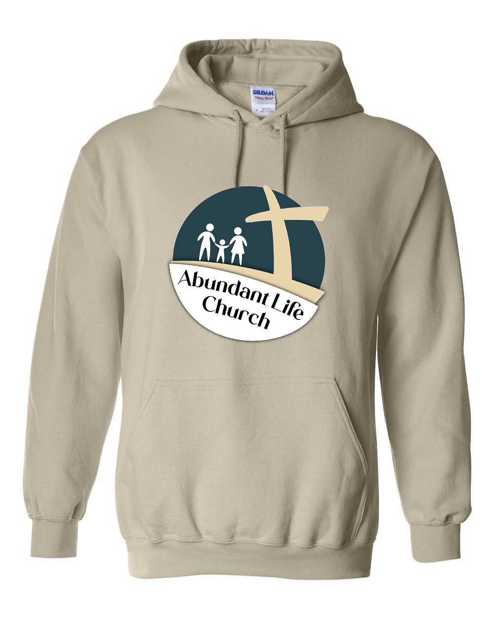 ABUNDANT LIFE LOGO HOODED SWEATSHIRT