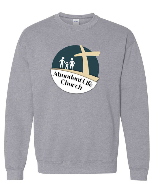 ABUNDANT LIFE LOGO CREW SWEATSHIRT