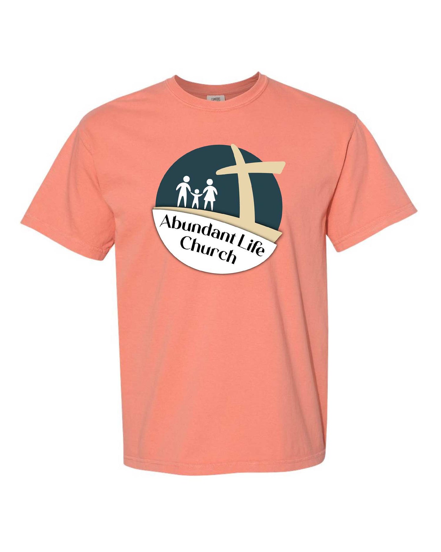 ABUNDANT LIFE LOGO COMFORT COLORS TEE