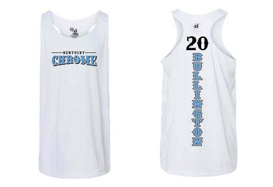 CHROME BADGER WHITE TANK NEW! 2026