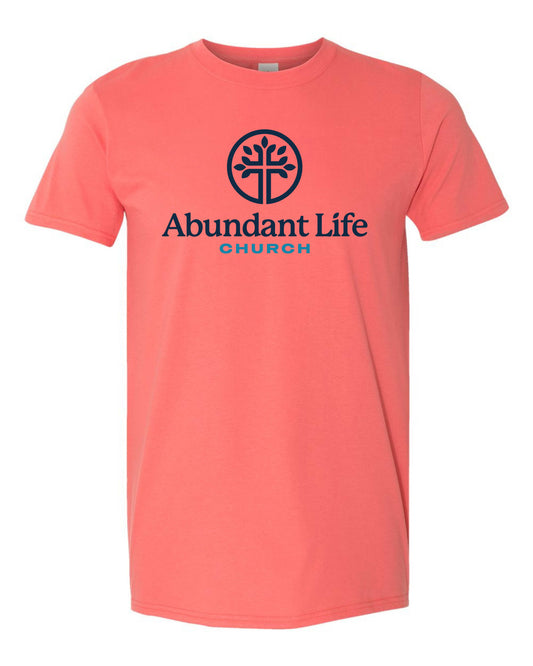 ABUNDANT LIFE CORAL SOFT T-SHIRT