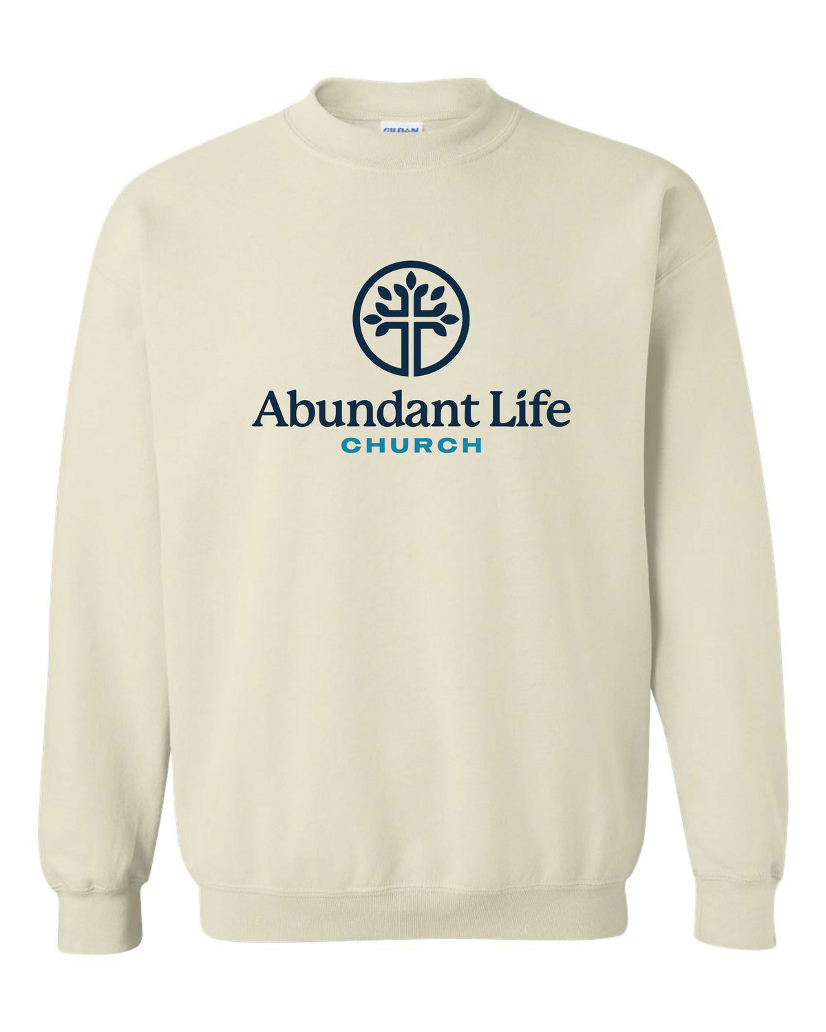 ABUNDANT LIFE CREAM CREW SWEATSHIRT