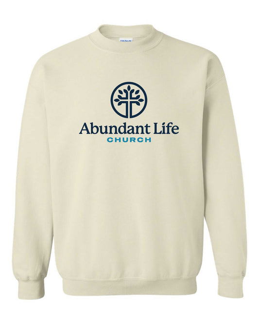 ABUNDANT LIFE CREAM CREW SWEATSHIRT