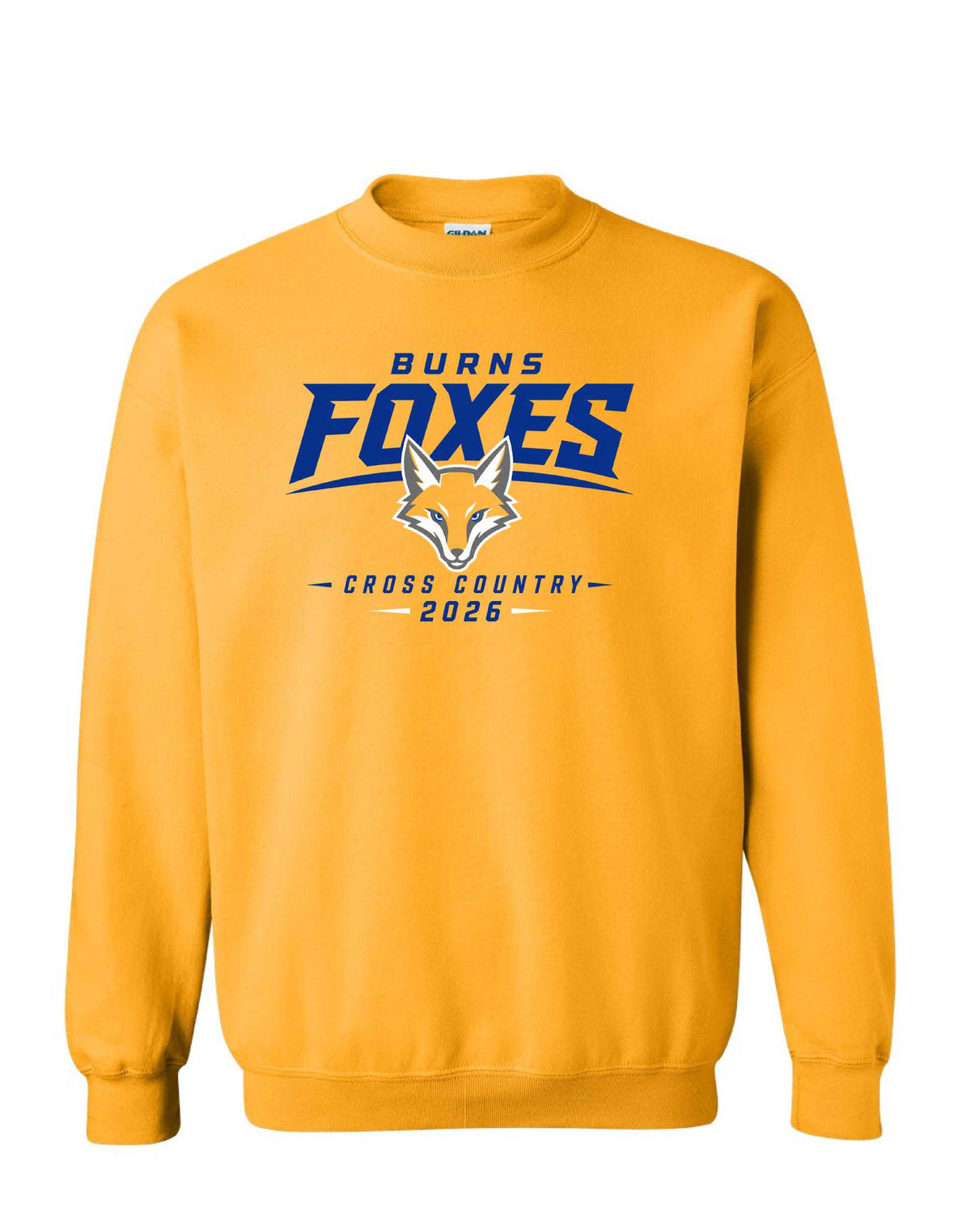 BURNS FOXES CROSS COUNTRY GOLD APPAREL