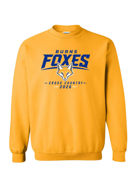 BURNS FOXES CROSS COUNTRY GOLD APPAREL